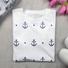 Lässig Anker Rundhals Langarm T-Shirt