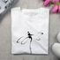 Lässig Libelle Rundhals Langarm T-Shirt