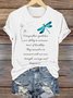 Lässig Tier Rundhals Kurzarm T-Shirt