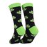 Kleeblatt Jacquard NS. Patricks Day Dick Mittel Tube Baumwolle Socken