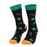 Kleeblatt Jacquard NS. Patricks Day Dick Mittel Tube Baumwolle Socken