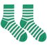 NS. Patricks Day Gestreift Mittler Tube Baumwolle Socken