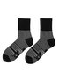 Schwarz und Weiß Gestreift Tier Katze Print Mittler Tube Socken