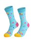 Geburtstag Geschenk Farbe verstopft Print Socken