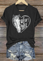 Lässig Tier Rundhals Kurzarm T-Shirt