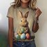 Lässig Tier Rundhals Kurzarm T-Shirt
