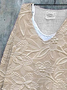 V-Ausschnitt Langarm Geblümt Print Regelmäßig Mikroelastizität Weit T-Shirt mit Grafik Bluse_ für Damen