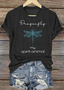 Lässig Tier Rundhals Kurzarm T-Shirt