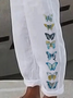Lässig Schmetterling Lang Hose