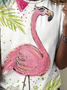 Lässig Tier Rundhals Langarm T-Shirt