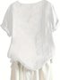 Rundhals Halbarm Libelle Regelmäßig Regelmäßige Passform Bluse für Damen