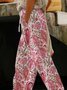 Lässig Paisley Lang Hose