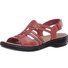 Retro Unifarben Haken und Schleife Niedrig Zehentrenner-Sandalen