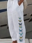Lässig Schmetterling Lang Hose
