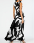 Damen Ärmellos Rundhals Regelmäßige Passform Knöchelhose Täglich Lässig Geometrisch Mittlere Taille Tanktop Jumpsuit