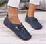 Lässig Unifarben Tragbar Slip On Flach Flache Schuhe Schnalle