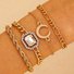 multi Geschichtet Retro Armband