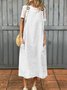 Damen Unifarben Sommer Kleid Spaghettiträger Gallus Unterhose Kleid H-Linie Kleid