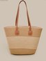 Neu Stroh Tasche Damen Sommer Handtasche Strand Handtasche GROSSE KAPAZITÄT Gewebe Umhängetasche hochwertig Eimer Tasche