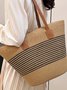 Neu Stroh Tasche Damen Sommer Handtasche Strand Handtasche GROSSE KAPAZITÄT Gewebe Umhängetasche hochwertig Eimer Tasche