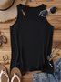 Sexy Stehkragen Unifarben Tanktop Oberteile