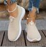 Lässig Unifarben Slip On Niedrig Slip On