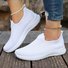 Lässig Unifarben Slip On Niedrig Slip On