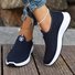 Lässig Unifarben Slip On Niedrig Slip On