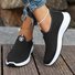 Lässig Unifarben Slip On Niedrig Slip On