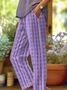 Damen Geometrisch Lang Hose Lässig Frühling/Herbst Hose
