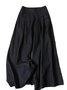 Damen Unifarben Lang Elastische Taille Hose Lässig Frühling/Herbst Hose