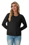 Damen Frühling/Herbst Oberbekleidung Lässig Unifarben Langarm Rundhals Jacke