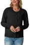 Damen Frühling/Herbst Oberbekleidung Lässig Unifarben Langarm Rundhals Jacke