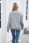 Damen Frühling/Herbst Oberbekleidung Lässig Unifarben Langarm Stehkragen Jacke
