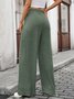 Damen Unifarben Lang Hose Lässig Frühling/Herbst Hose
