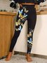 Lässig Schmetterling Lang Leggings