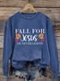 Lässig Rundhals Halloween Sweatshirt
