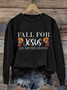 Lässig Rundhals Halloween Sweatshirt