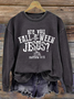 Lässig Rundhals Halloween Sweatshirt