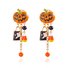 Halloween Ohrringe Kürbis Gothisch Quaste Damen Ohrringe