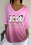 Retro Halloween Rundhals Langarm T-Shirt