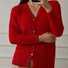 Damen Baumwolle Unifarben Langarm Bequem Lässig Pullover