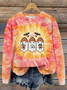 Lässig Rundhals Halloween Sweatshirt