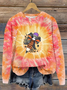 Lässig Rundhals Halloween Sweatshirt