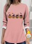 Retro Rundhals Halloween Sweatshirt