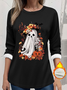 Retro Rundhals Halloween Sweatshirt