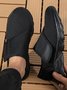 Lässig Unifarben Haken und Schleife Niedrig Fliegen Sie gewebte Schuhe Nahtverarbeitung
