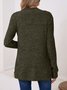 Damen Frühling/Herbst Oberbekleidung Retro Nahtverarbeitung Unifarben Langarm Jacke