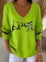 Damen Baumwolle Halloween Langarm Bequem Lässig Pullover