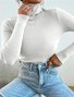 Licht Luxuriös hochwertig Pullover Herbst und Winter Haufen Ausschnitt Base Pullover Schmal Passen Dick Base Pullover